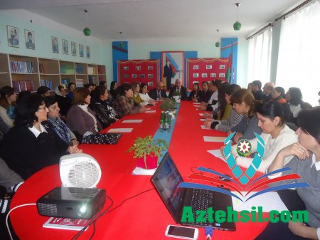 Yanvarın 17-də R. Yusifov adına şəhər 2 nömrəli tam orta məktəbdə zona seminarı keçirilib