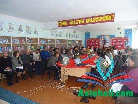 Yanvarın 17-də R. Yusifov adına şəhər 2 nömrəli tam orta məktəbdə zona seminarı keçirilib