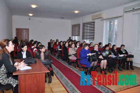 İbtidai sinif müəllimlərinin seminarı keçirilib